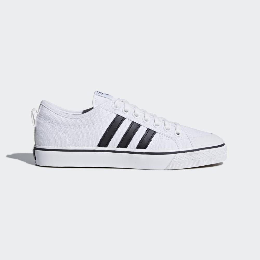 Originals Adidas Nizza Dama Romania - Albi/Negrii CQ2333